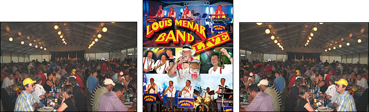 Louis Menar Band am Eidg. Schwing- und Älplerfest in Aarau